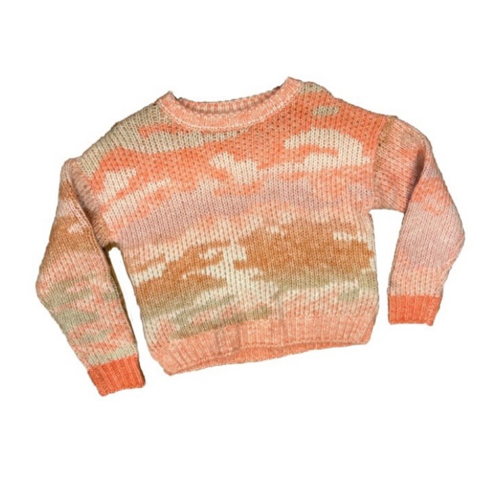 Unique Funky Abstract Pink Retro Camo Ultra Soft Cozy Sweater Fall